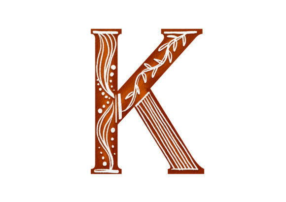 Ginger Cookies Alphabet Christmas K Illustrations