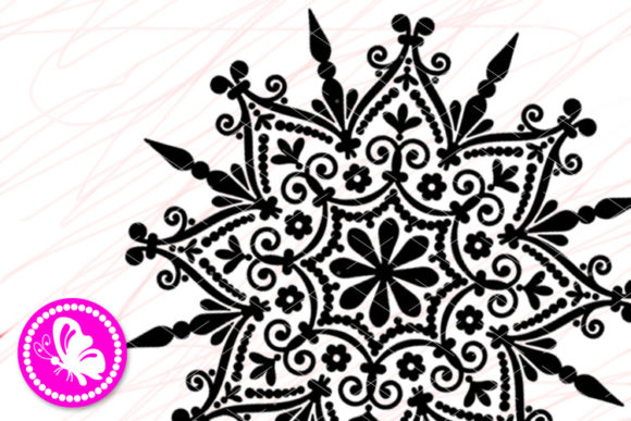 Mandala Winter Snowflakes Christmas Art Review